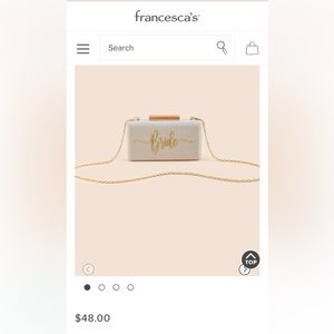 Francesca’s Bride Clutch